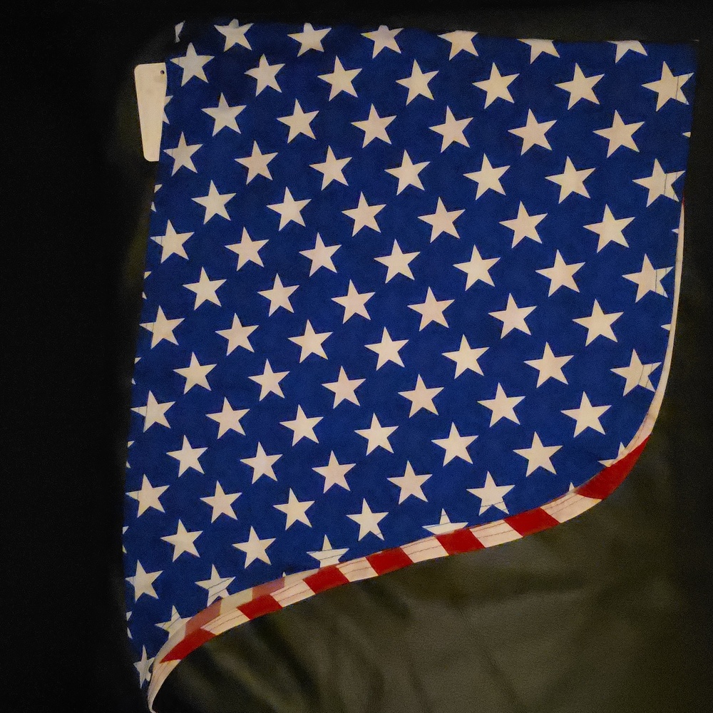 Sexy American Flag Swimsuit Triangle Top And Thong With Coverup 3 Piece - Picture 11 of 11